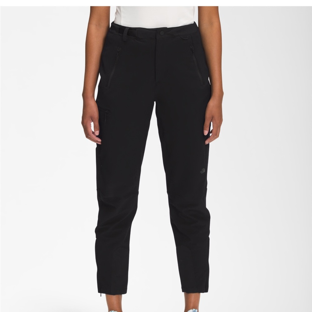 THE NORTH FACE Wmn's Bridgeway Pro Trail Pants Flashdry-XD UPF 40+ Sz 12, Black